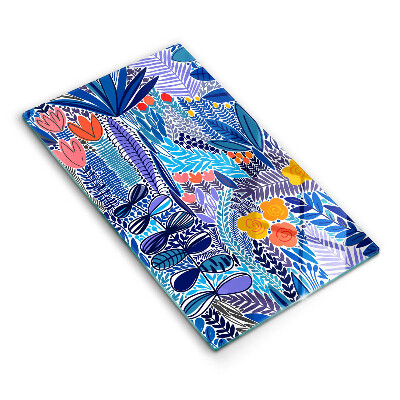 Tagliere in vetro Prato dipinto