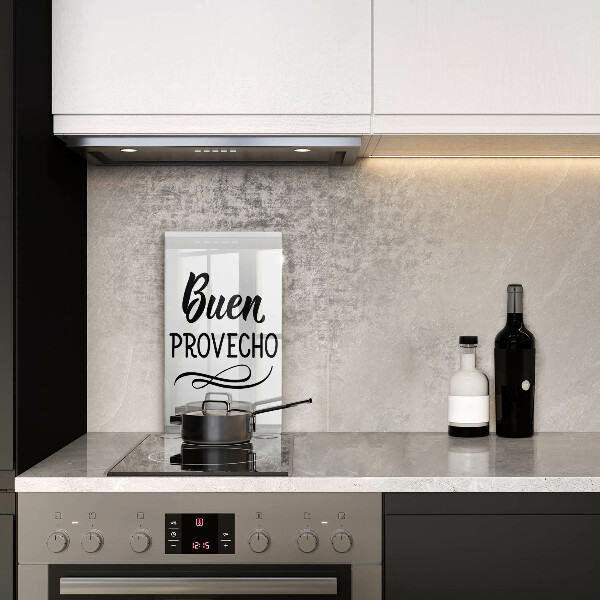 Tagliere in vetro Buen provecho