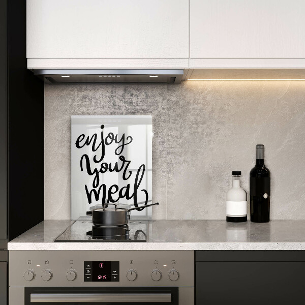 Tagliere in vetro temperato Enjoy your meal