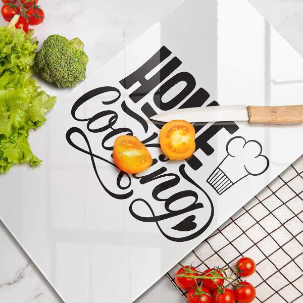 Tagliere in vetro Home cooking