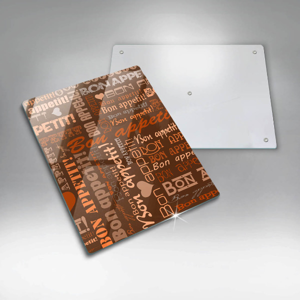 Tagliere in vetro Bon appetit