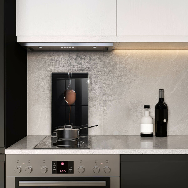 Tagliere in vetro temperato Un cucchiaio di cioccolato