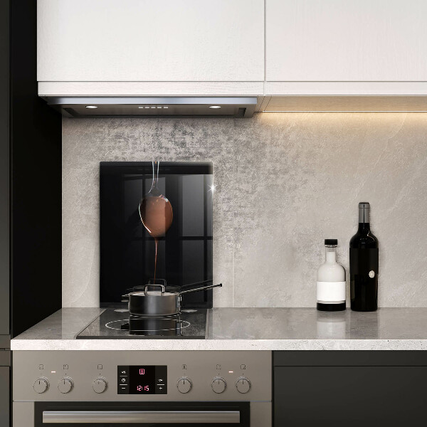 Tagliere in vetro temperato Un cucchiaio di cioccolato