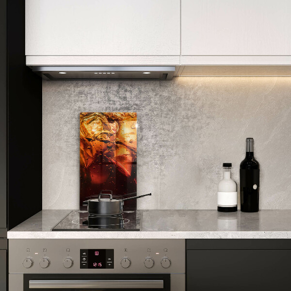 Tagliere in vetro temperato Bevanda alla cola con ghiaccio