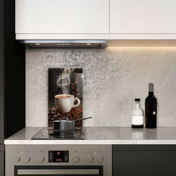 Tagliere in vetro temperato Tazza di caffè calda