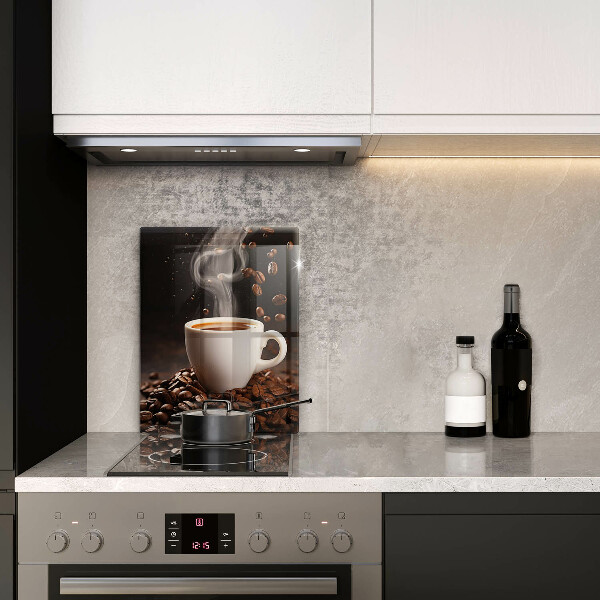 Tagliere in vetro temperato Tazza di caffè calda