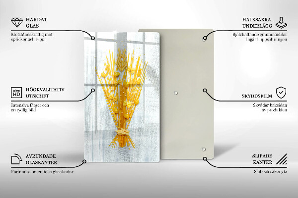 Tagliere in vetro temperato Pasta