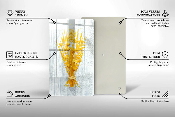 Tagliere in vetro temperato Pasta