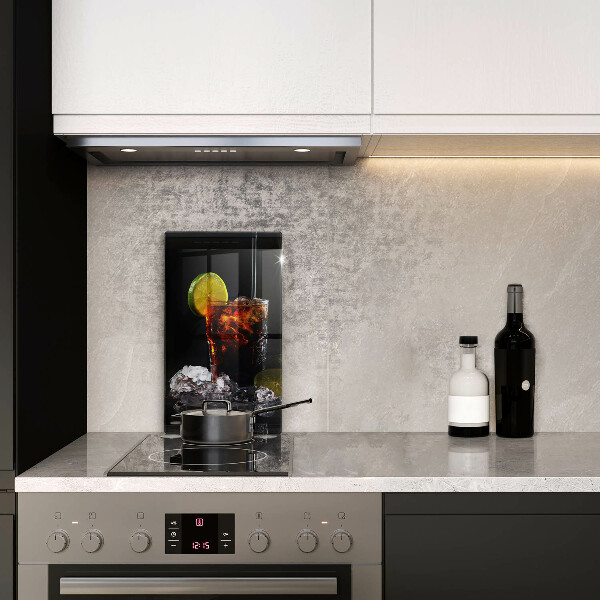 Tagliere in vetro temperato Bevanda terrosa con ghiaccio