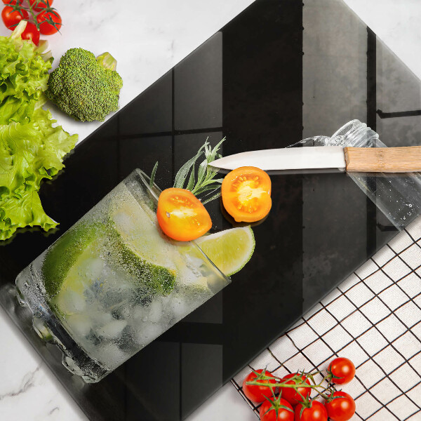 Tagliere in vetro temperato Un bicchiere d'acqua