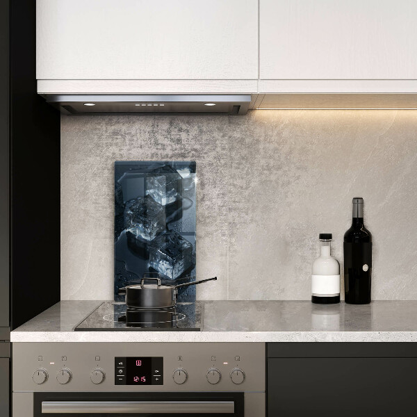 Tagliere in vetro temperato Cubetti di ghiaccio freddi