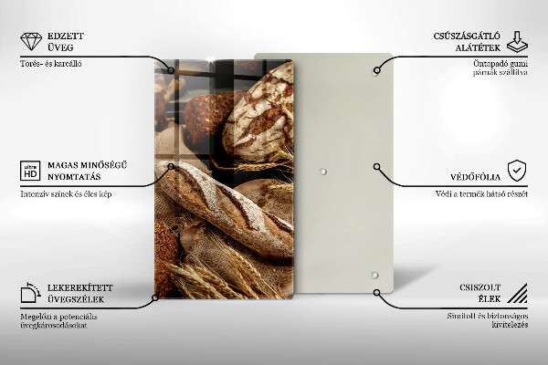 Tagliere in vetro temperato Panini