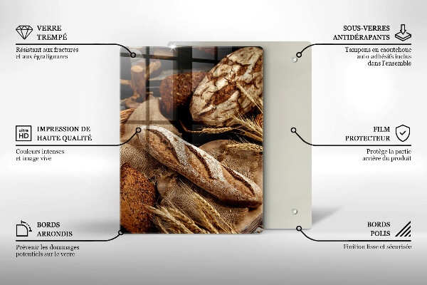Tagliere in vetro temperato Panini