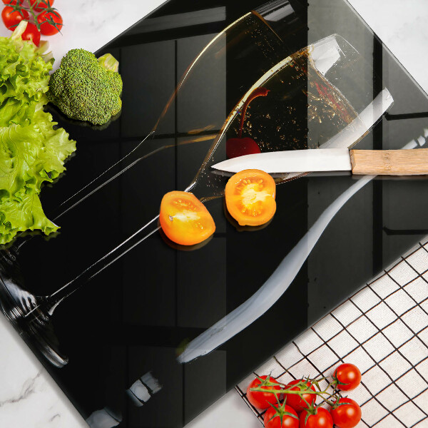 Tagliere in vetro temperato Bicchieri di champagne