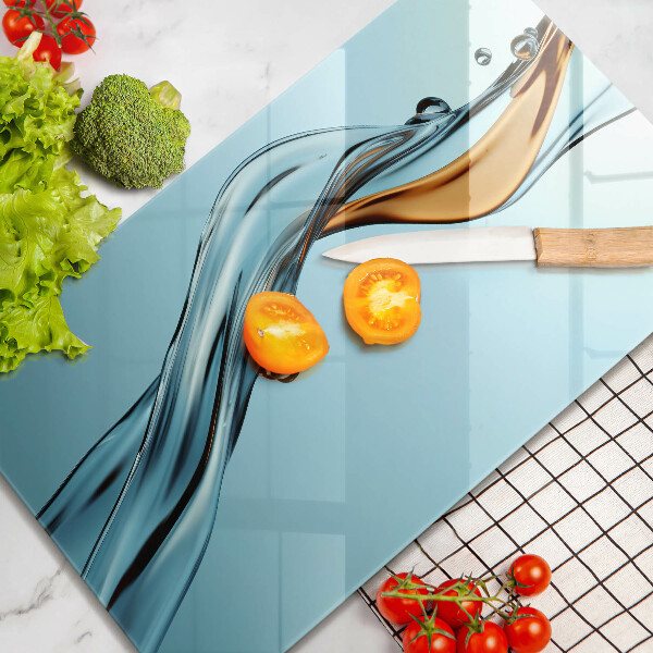 Tagliere in vetro temperato Getto d'acqua
