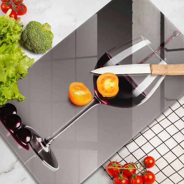 Tagliere in vetro Vetro e uva