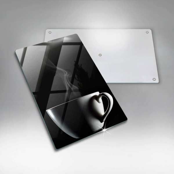 Tagliere in vetro Una tazza di tè