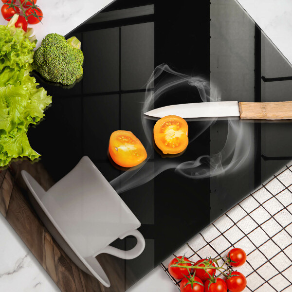 Tagliere in vetro Cuore della tazza di caffè