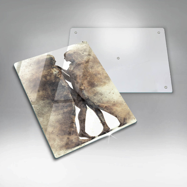 Tagliere in vetro Corpi di persone innamorate