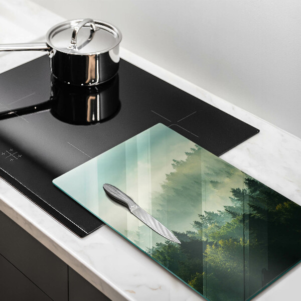 Tagliere in vetro Paesaggio Veduta della foresta