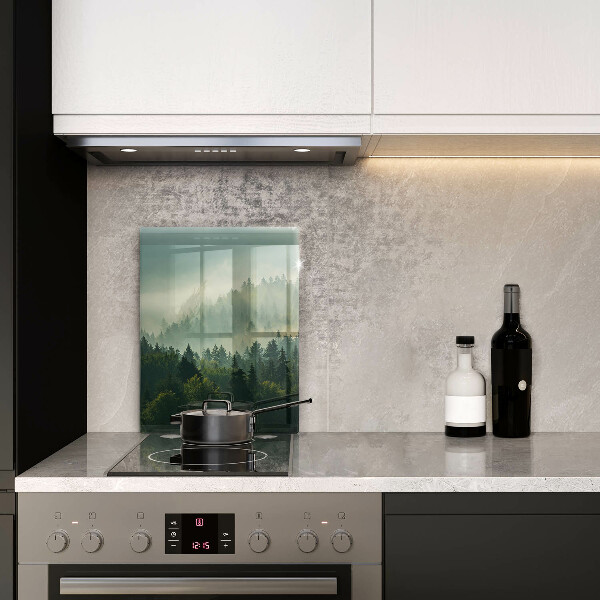 Tagliere in vetro Paesaggio Veduta della foresta