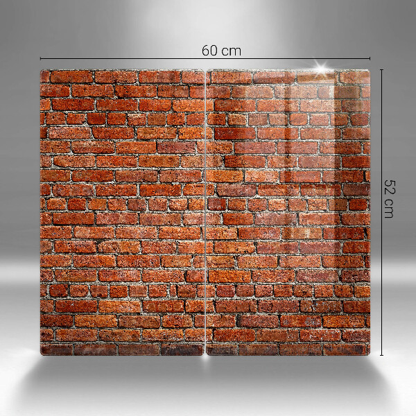 Tagliere in vetro temperato Muro di muro di mattoni