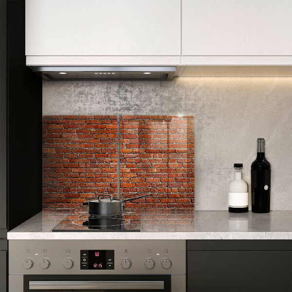 Tagliere in vetro temperato Muro di muro di mattoni