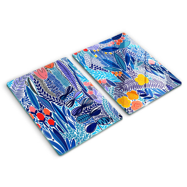 Tagliere in vetro temperato Prato dipinto