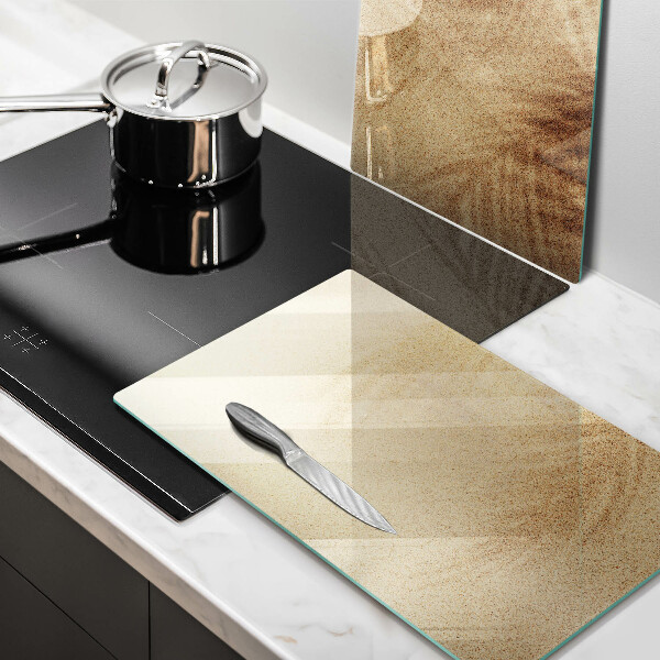 Tagliere in vetro temperato Vacanza sulla spiaggia di sabbia