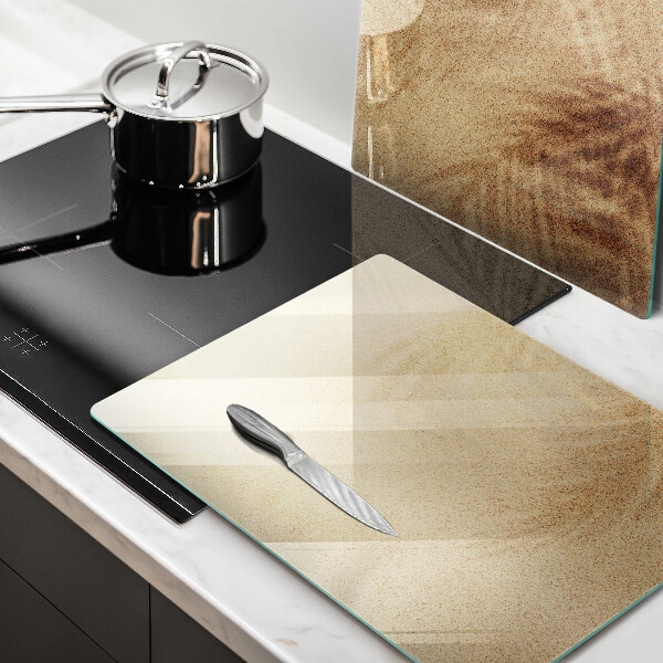 Tagliere in vetro temperato Vacanza sulla spiaggia di sabbia