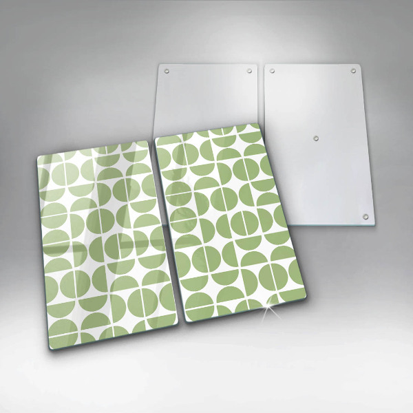 Tagliere in vetro temperato Modello di forme boho