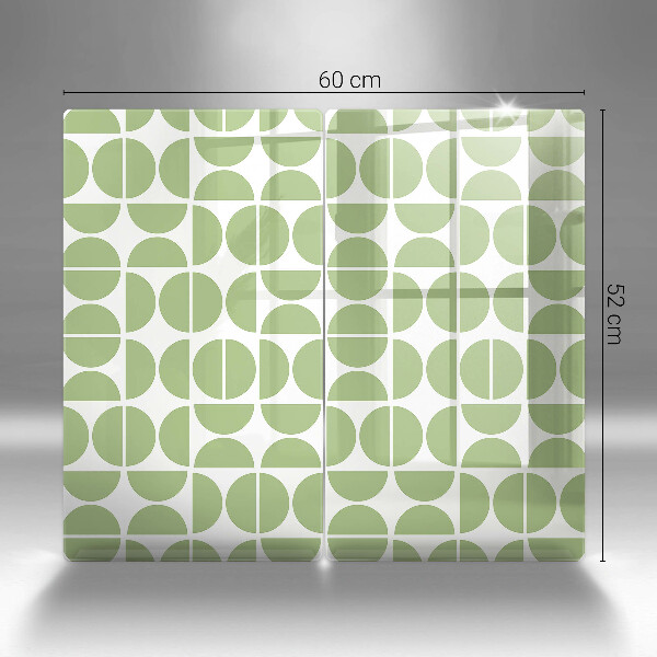 Tagliere in vetro temperato Modello di forme boho