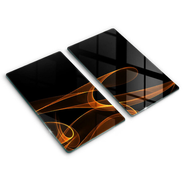 Tagliere in vetro temperato Linee astratte