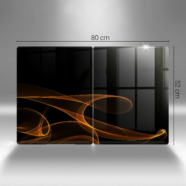 Tagliere in vetro temperato Linee astratte