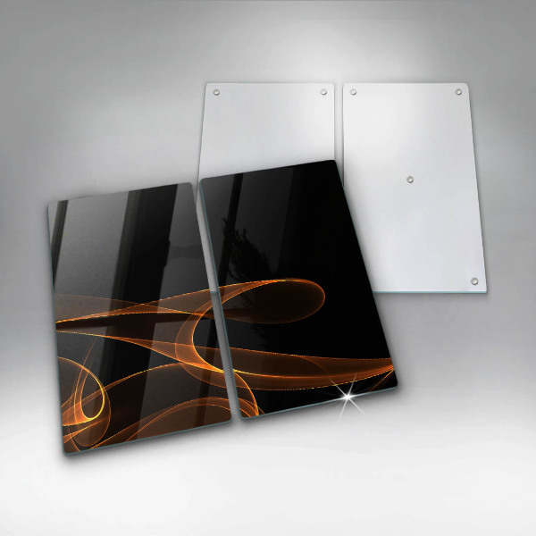 Tagliere in vetro temperato Linee astratte