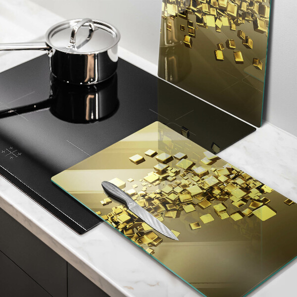 Tagliere in vetro temperato Geometria astratta 3D