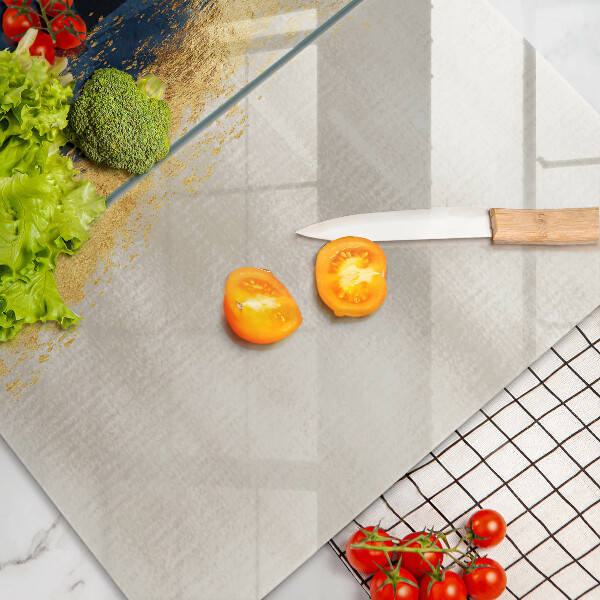 Tagliere in vetro temperato Astrazione dell'oro