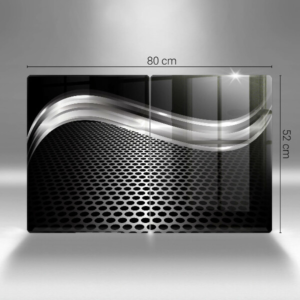 Tagliere in vetro temperato Struttura in metallo