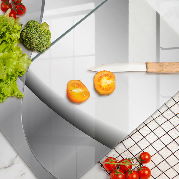 Tagliere in vetro temperato Disegno di linee astratte