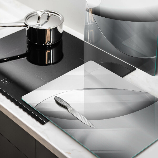 Tagliere in vetro temperato Disegno di linee astratte