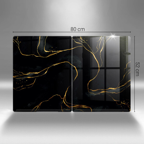 Tagliere in vetro temperato Marmo nero