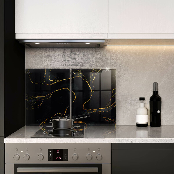 Tagliere in vetro temperato Marmo nero