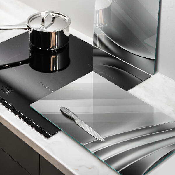 Tagliere in vetro temperato Struttura in metallo