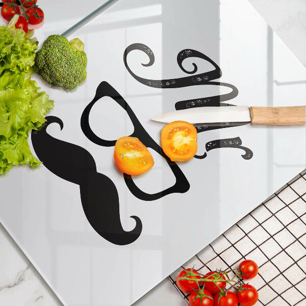 Tagliere in vetro temperato Mrs Mr