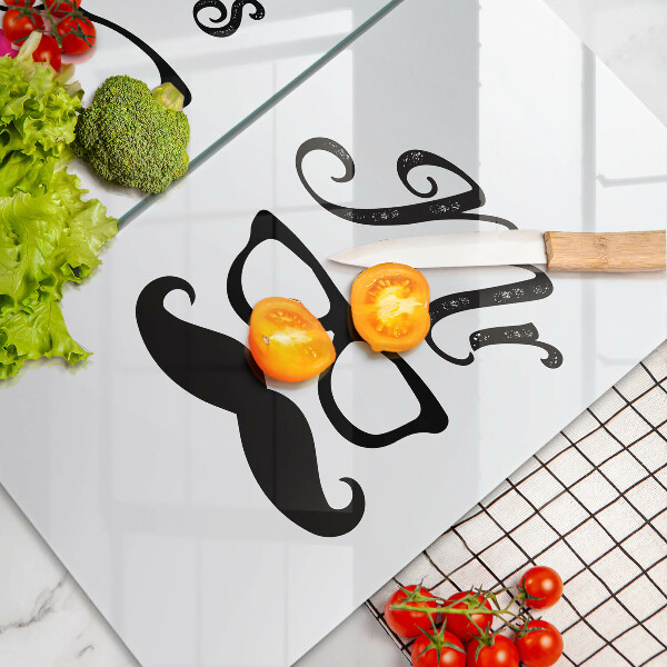 Tagliere in vetro temperato Mrs Mr