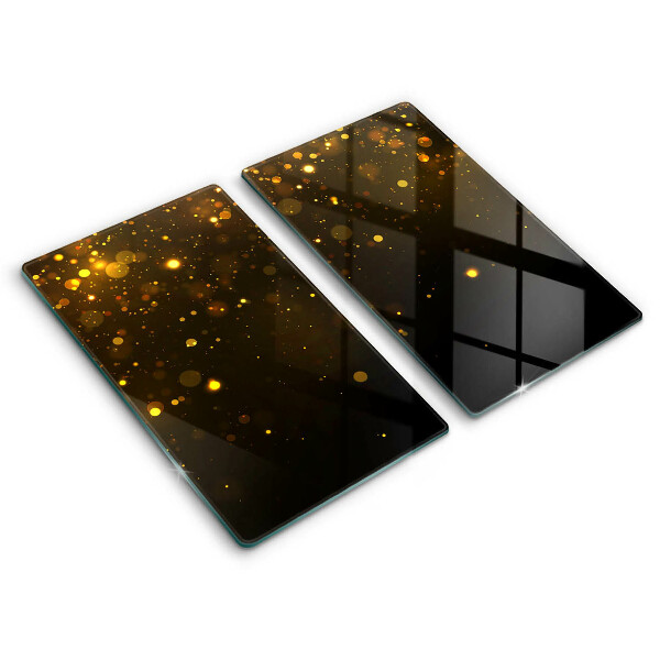 Tagliere in vetro temperato Scintillio d'oro