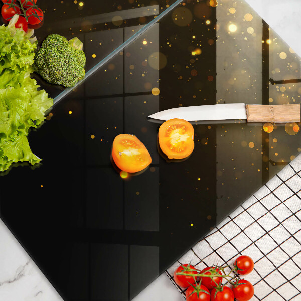 Tagliere in vetro temperato Scintillio d'oro