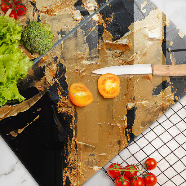 Tagliere in vetro temperato Texture di vernice elegante