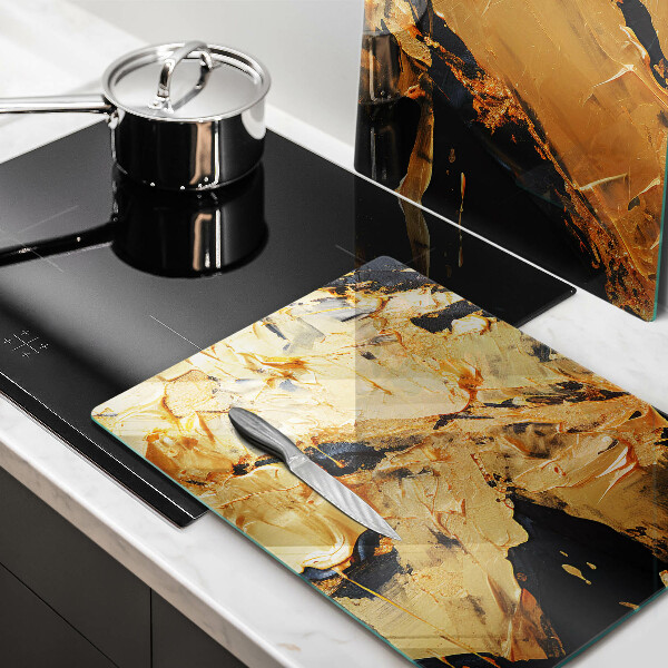 Tagliere in vetro temperato Texture di vernice elegante