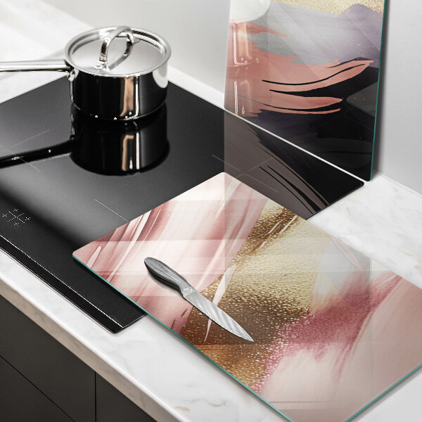 Tagliere in vetro temperato Macchie pastello